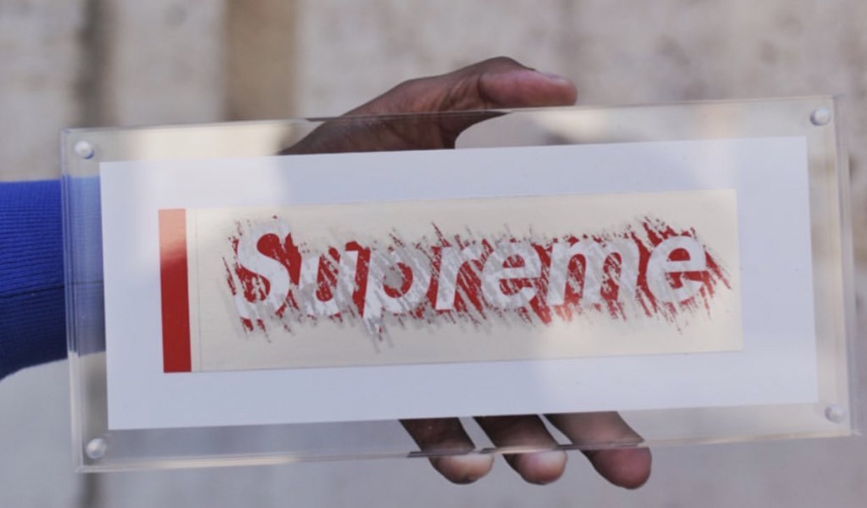 Supreme, Other, Supreme Scratch Off Sticker