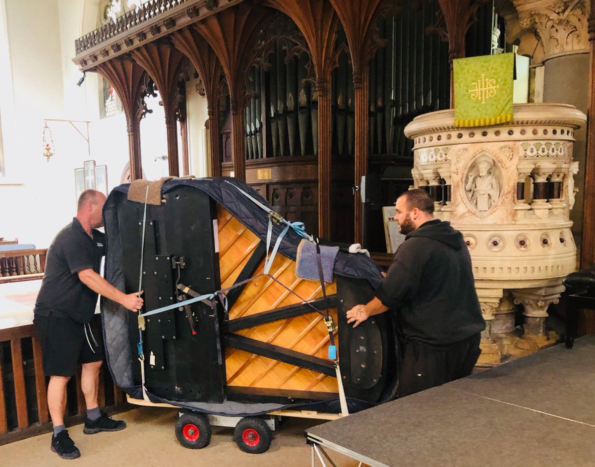 The piano has arrived! Thanks to The Piano Shop Bath. thepianoshopbath.co.uk
