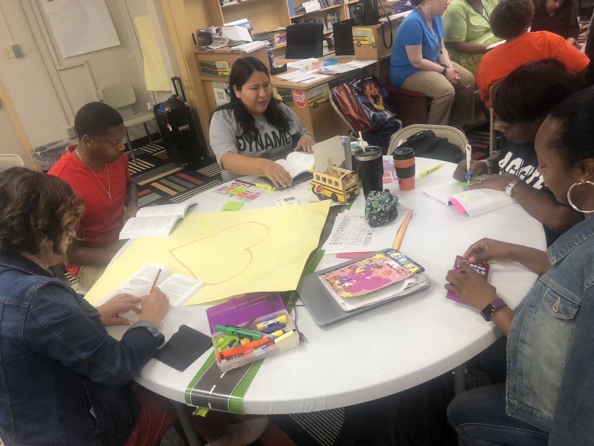 Hearts2Haynes's tweet photo. #kidsdeserveit Book Study in progress! Meaningful conversations all around. #theisaacsway #movethebus https://t.co/LkGmR4FhHU