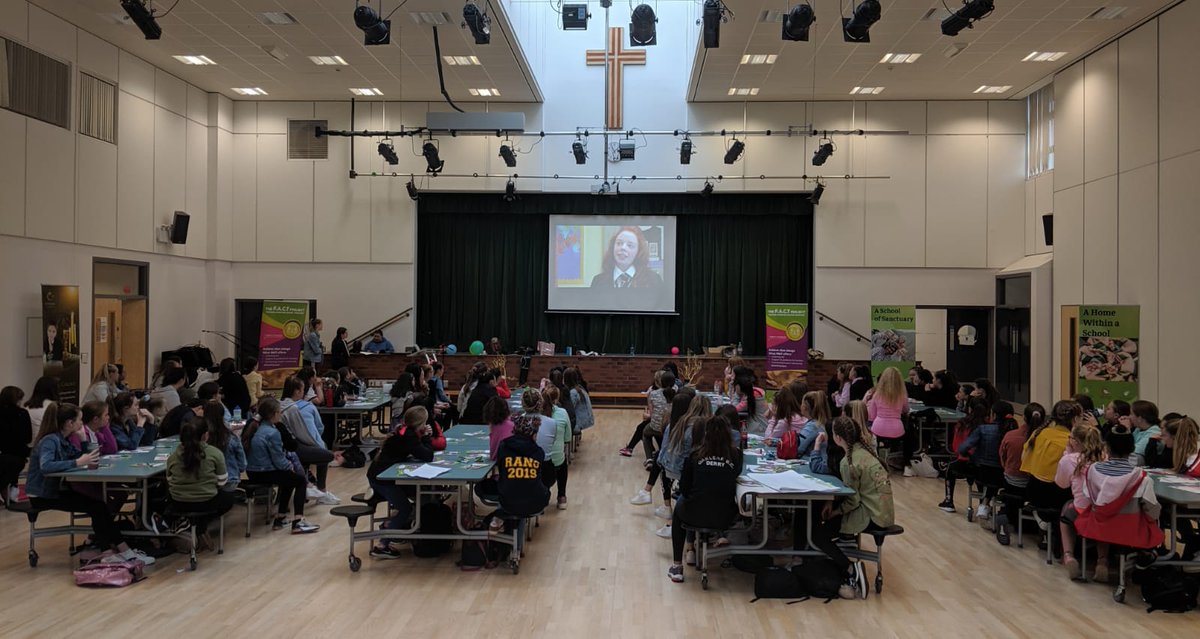 BBHealthForum's tweet photo. Fantastic day today at @StCeciliasDerry
We were invited along to the Year 8 summer scheme to present our transition programme LINK-up.
St cecilias are lucky to be getting such a great group of girls.
Big thank you to all.
#factproject #bbhealthforum #linkup https://t.co/9hKO6F61Ud