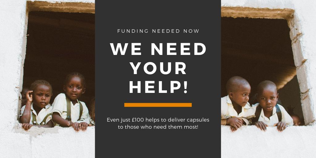 We need your support to help deliver these truly exceptional learning opportunities! One capsule delivers digital courses to over 300 people in places where internet access just plain isn't possible! They cost around £100 each - that's £3pp! #makeachange #notforprofit