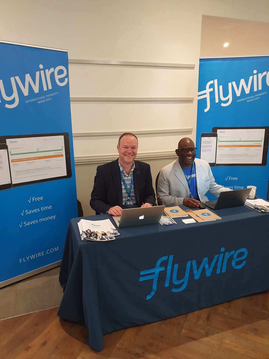 Thank you to Simon and Munya from <a href="/Flywire/">Flywire</a> Payment Solutions – for sponsoring the Opening Reception last night. Our delegates really enjoyed the interactive evening with the marimba band and dancing lessons. #IEASA #IEASAConference2019 #IEASA_StudySA #Flywire
