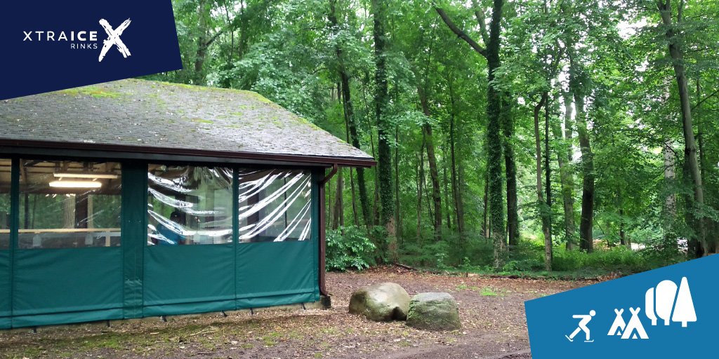 xtraiceofficial's tweet photo. Imagine ice skating in this natural setting!🌲This Xtraice synthetic ice rink is set up at a summer camp in the woods on Long Island. ⛺️🇺🇸The location couldn't be more charming!😍#syntheticicerink #ecologicalicerink #zerowater #zeroenergy #xtraicerinks #summerskating https://t.co/CddiLGT0GI