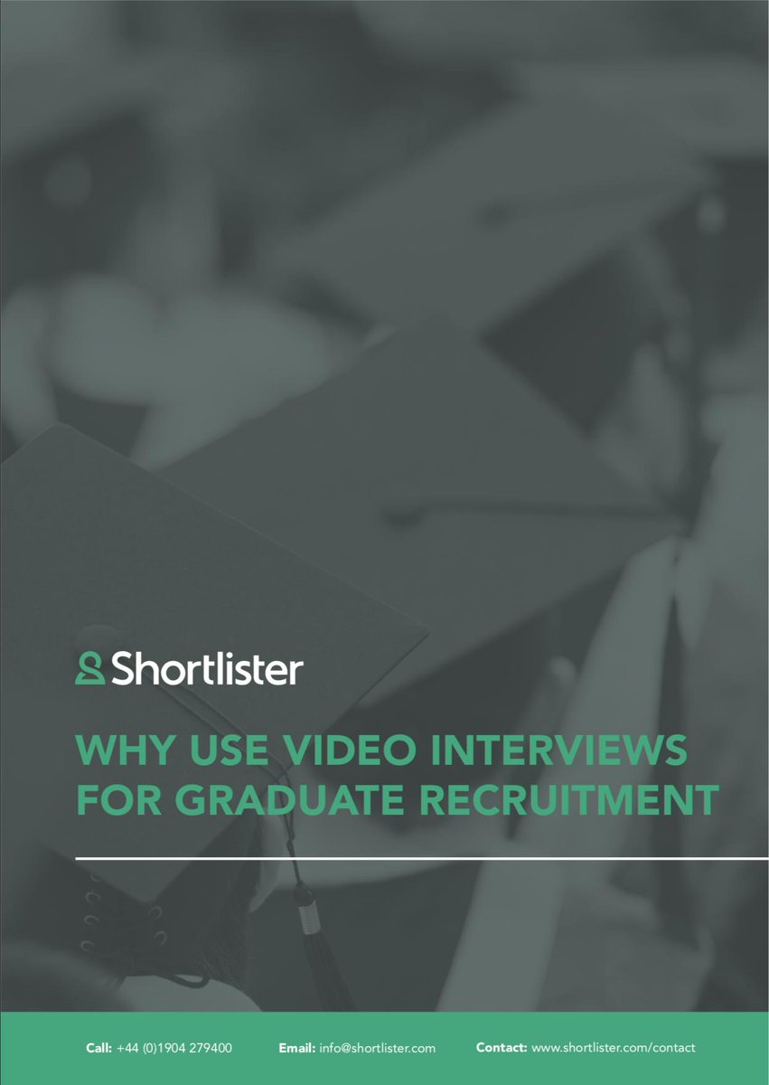 Is the overload in graduate recruitment holding your organisation back? Discover how to give your recruitment process the competitive edge. 
Get your free guide here > hubs.ly/H0kp4wj0 hubs.ly/H0kp4wl0

#recruitment #hr #graduaterecruitment