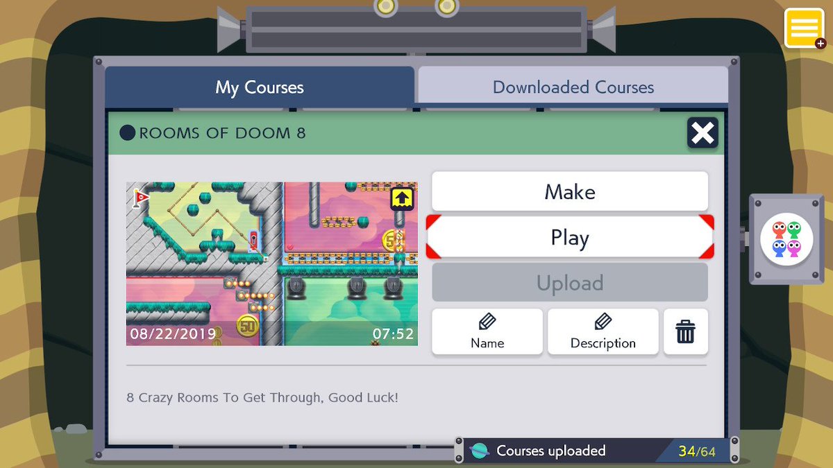 GameAimPlus's tweet image. MY NEW LEVEL #SuperMarioMaker2 #NintendoSwitch