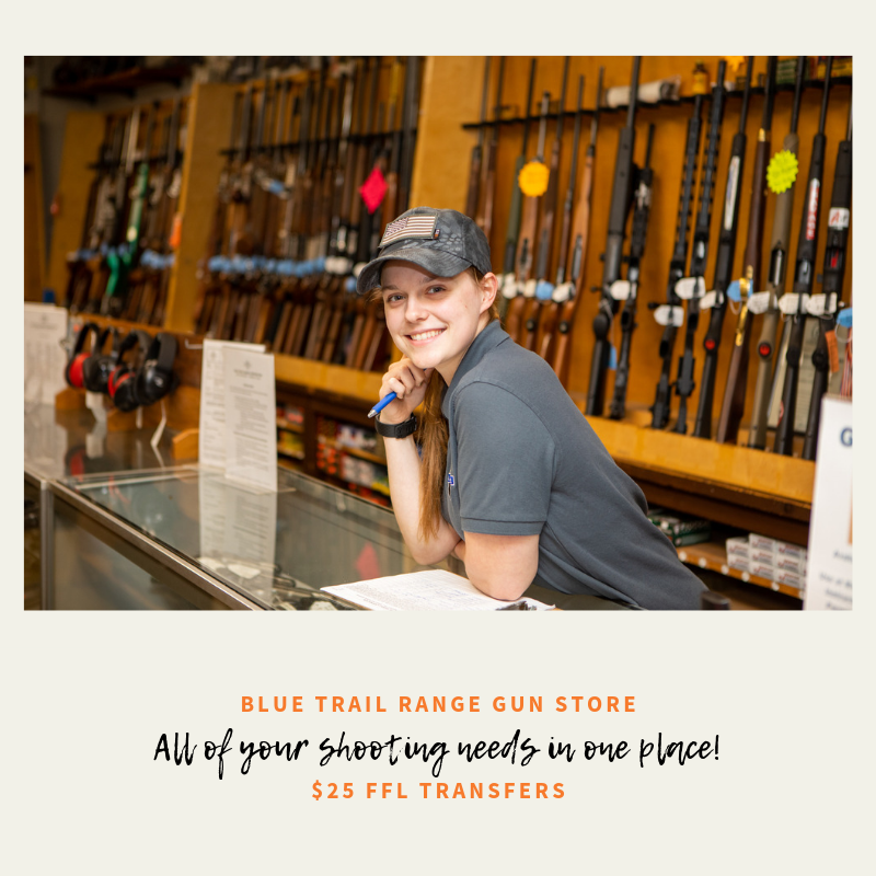 bluetrailrange's tweet photo. Firearm Transfers $25.00 per firearm. Reduced fee of $15.00 for customers in possession of a current monthly or yearly Blue Trail Range Membership.
Sign up to be a member today! https://t.co/PdGyT3QAm2
#BlueTrailRange #LetsGoShoot #PewPew https://t.co/6oH20kCdBc