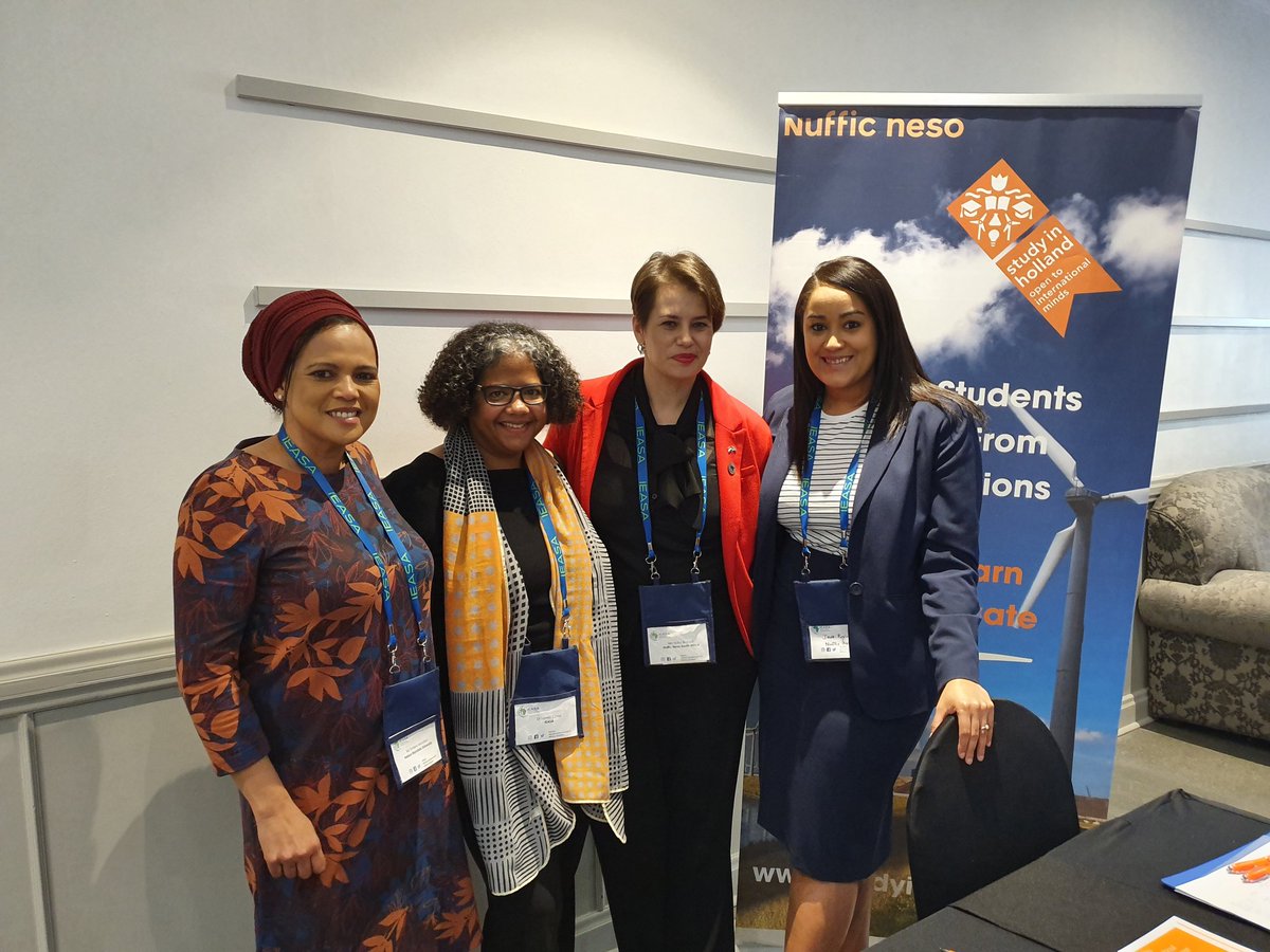 IEASA_StudySA (@ieasa_studysa) on Twitter photo Good flow through the @StudyinHolland @NesoSouthAfrica booth at the annual conference. Well done to the team, @MentorJade and <a href="/BoshoffHuba/">huba boshoff</a> on assisting the delegates with ease. #IEASA #IEASAConference2019 #IEASA_StudySA Good flow through the @StudyinHolland @NesoSouthAfrica booth at the annual conference. Well done to the team, @MentorJade and <a href="/BoshoffHuba/">huba boshoff</a> on assisting the delegates with ease. #IEASA #IEASAConference2019 #IEASA_StudySA