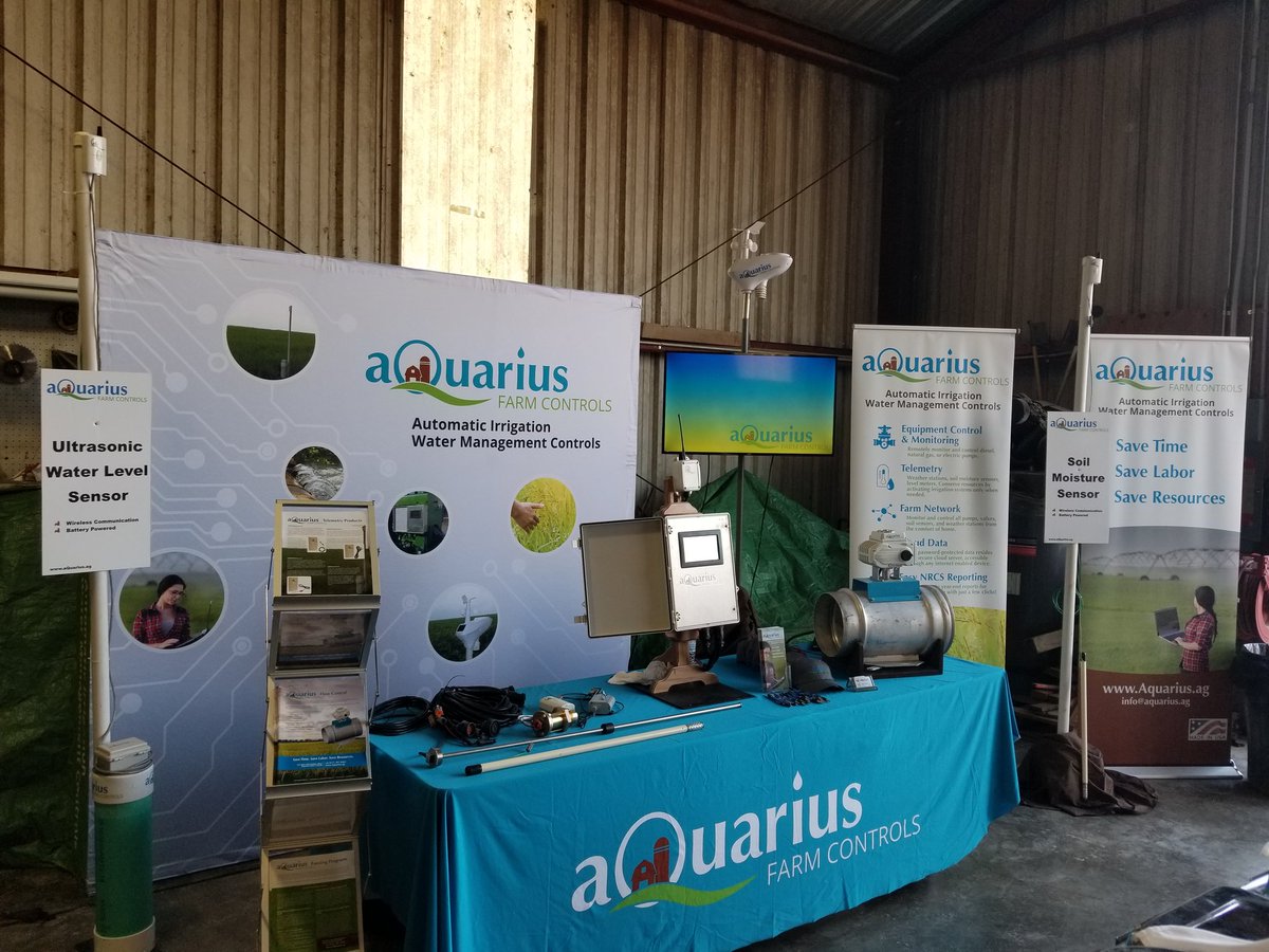 Aquarius_Farm's tweet photo. Aquarius Farm Controls at the Rice research field day in Campbell, MO.
Come out and see us! https://t.co/KWgCWoA6nz