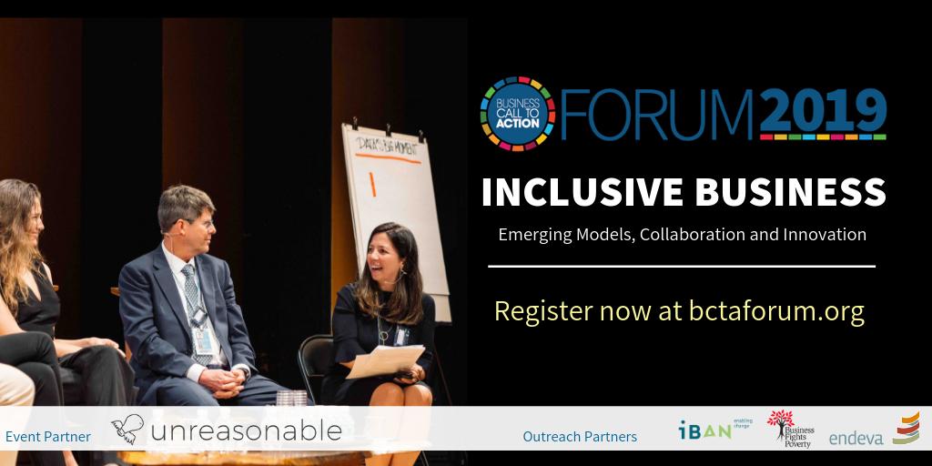 BCtAInitiative's tweet photo. Registration now open for our 9th Annual Forum! Get in early to ensure a spot at our flagship event on 27 Sept on the sidelines of #UNGA74 in #NYC. We're excited to be partnering with @unreasonable @InclusiveBiz @FightPoverty & #Endeva - Register https://t.co/wZdae2hwgk https://t.co/P77CLtEdOr