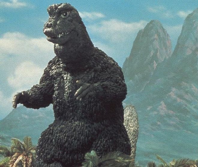 GodzillaLets's tweet photo. #GodzillaTalks Day 255 #MusukoGoji the suit/design used in Son of Godzilla as well as stock footage from Godzilla’s Revenge. What are your thoughts on the MusukoGoji suit/design? https://t.co/eZYaZoiO11