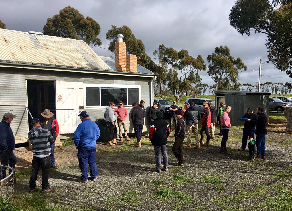 RodPohlner's tweet image. Great day and great rollup at Woorak today. A couple of excellent speakers plus the annual crop walk. Came across a coupe of cracking oaten hay crops but still had a good discussion on how to do it better. Enjoyed having the opportunity to learn from all these top operators