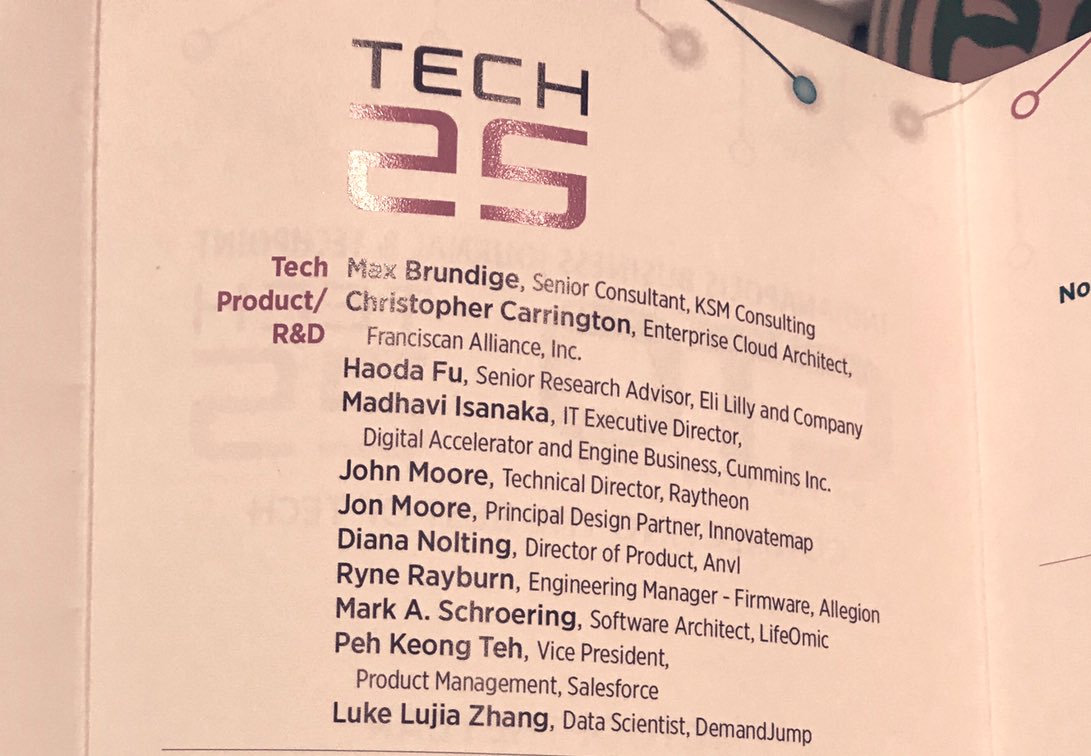 LifeOmic's tweet image. Congrats @MarkSchroering for being a @TechPointInd #Tech25 winner! This award honors star performers, team players and community leaders in tech in Indiana.
