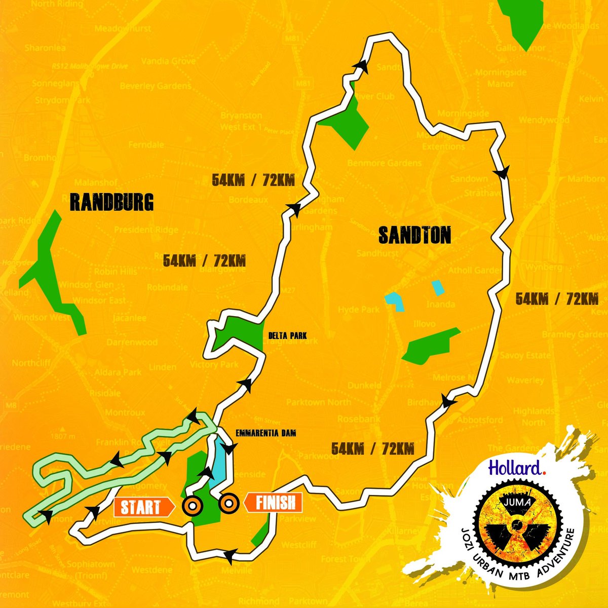 JUMAMTB's tweet photo. Our interactive route map for the 54 km &amp; 72 km Punisher route is now live! Get an idea of the obstacles, inclines and distances you’ll be up against on the 25th of August. Click here to explore: https://t.co/e2kpW7f4cK
#HollardJUMA2019 https://t.co/WeWC8BkbqY