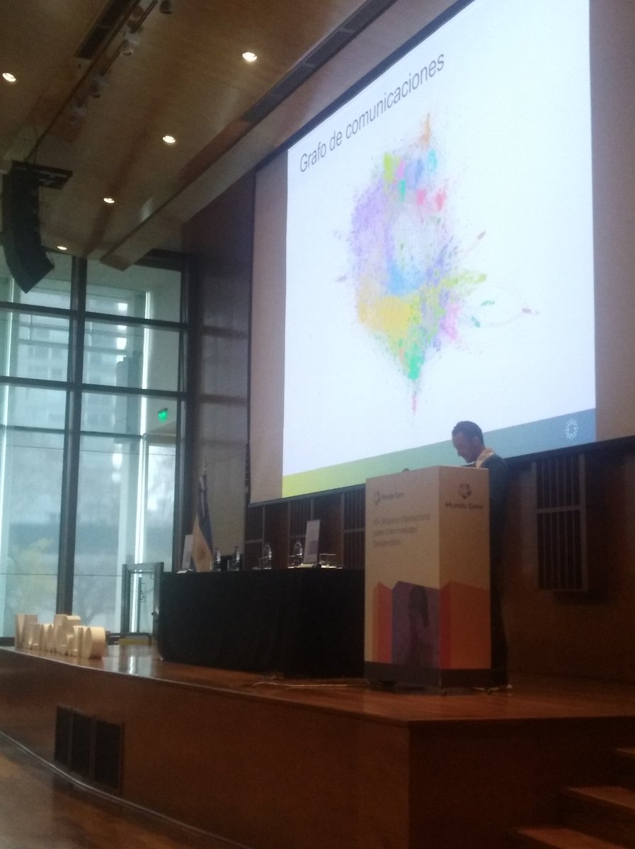 MundoSano's tweet photo. "Big data, un nuevo observatorio sobre Dinámicas Humanas relacionadas con la salud" a cargo de @ch4rleston en el #Simposio2019 de #MundoSano https://t.co/lXVJy8VQii