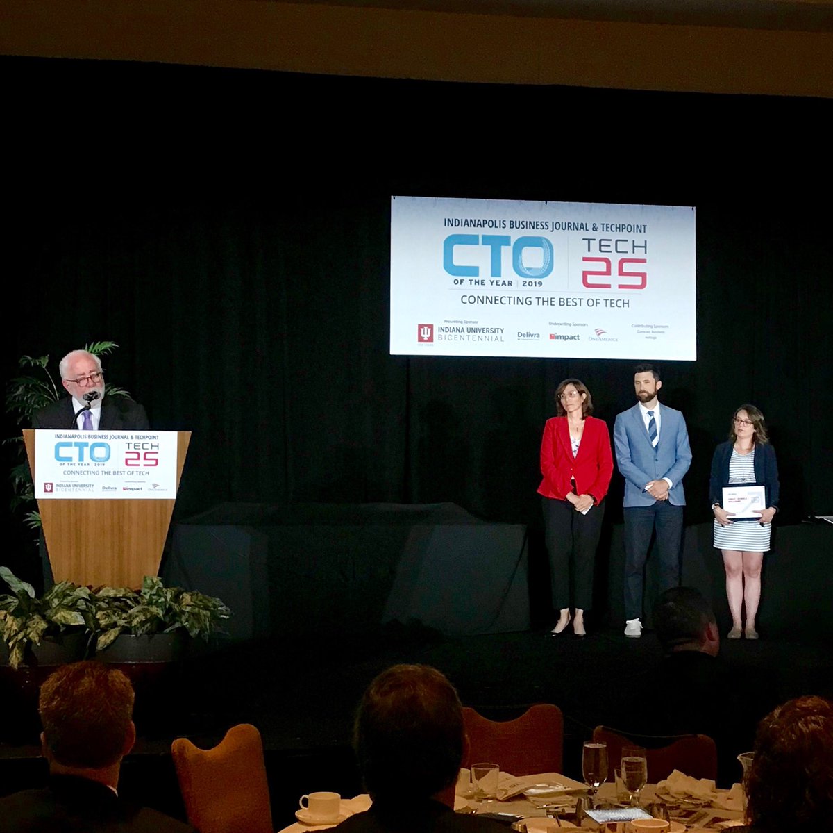 KristenCooper23's tweet image. Congratulations to ⁦@trimblyton⁩ at @Codelicious on winning the 2019 ⁦@TechPointInd⁩ #Tech25 award! So proud of you, dear one! ⁦@IBJnews⁩