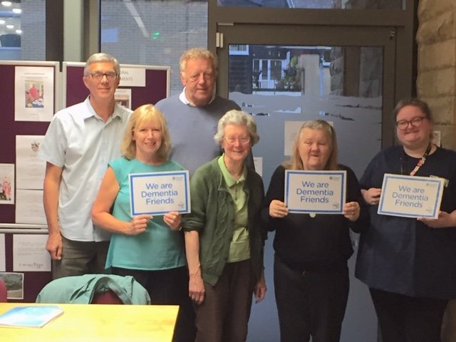 Dementia Training Session 2
Back L - R Mayor of Longridge, Cllr Rogerson
Front L- R Mayoress of Longridge, Gwyneth Jones, Cllr Beacham and Cllr Lomas.