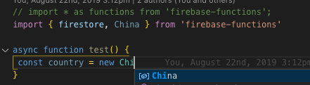 Is it possible to have Code or babel complain about non-existing imports? Obv. China doesn’t exist in this example - a minor typo is much more difficult to spot .. and Code will even be helpful and autocomplete it :-/ #es6