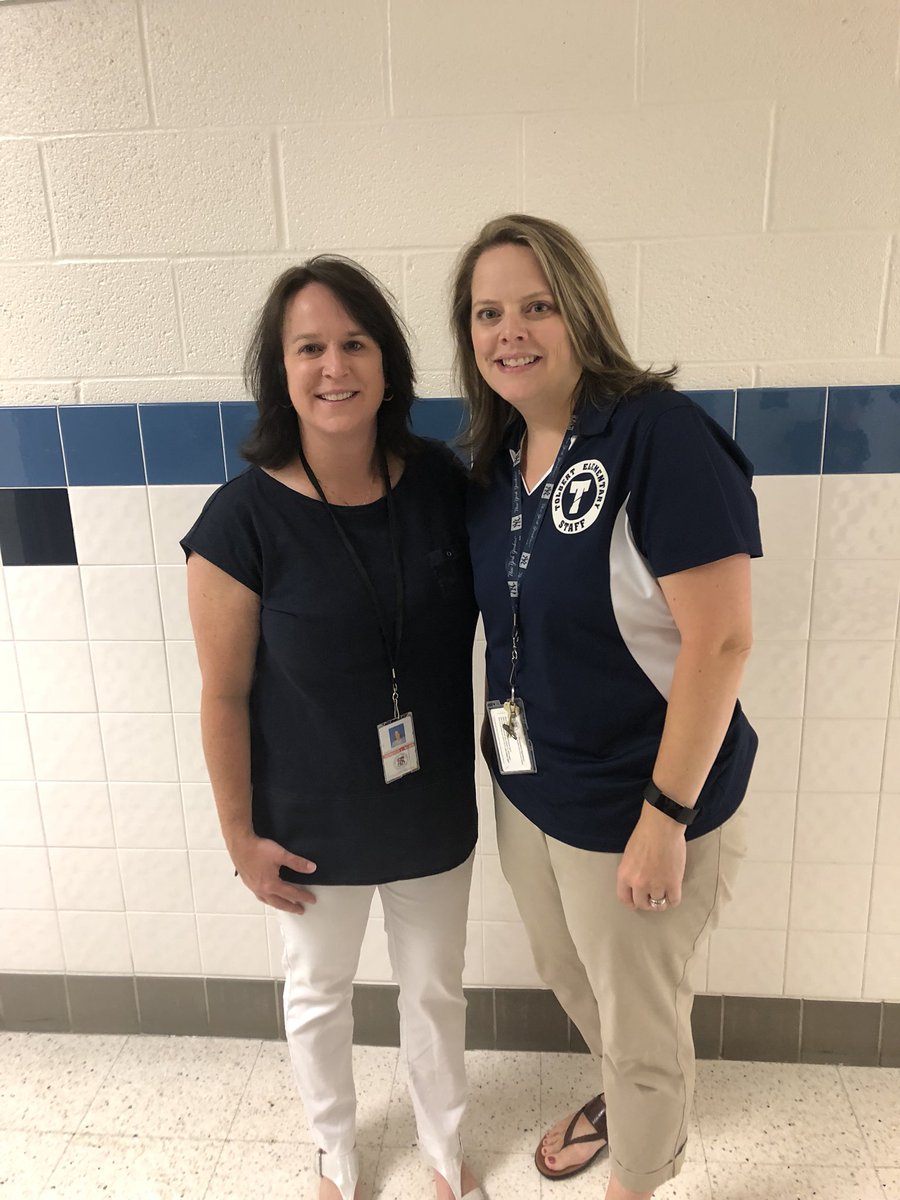 Happy first day from your School Counselors, Mrs. Mooney and Mrs. Blair! #tolbert20 #bettertogether