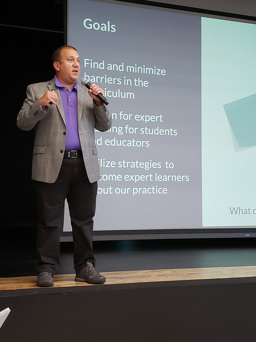 Sheb_FallsSD's tweet photo. Niel Albero @AlberoNiel growing our teachers' learning in UDL today. All learners can be expert learners if the classroom is designed to support them! #CASTPL #SFSDUDL #SFexceptional https://t.co/pVPbsU4LZK