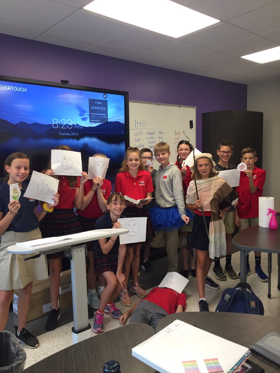 Today in 7th grade, these Chargers are sharing about each of the plagues in Egypt. We had a skit to show us the plague of the locusts and it resulted in lots of food being killed which then made some of the Egyptians die. <a href="/CCLSChargers/">CCLS - St. Louis</a>