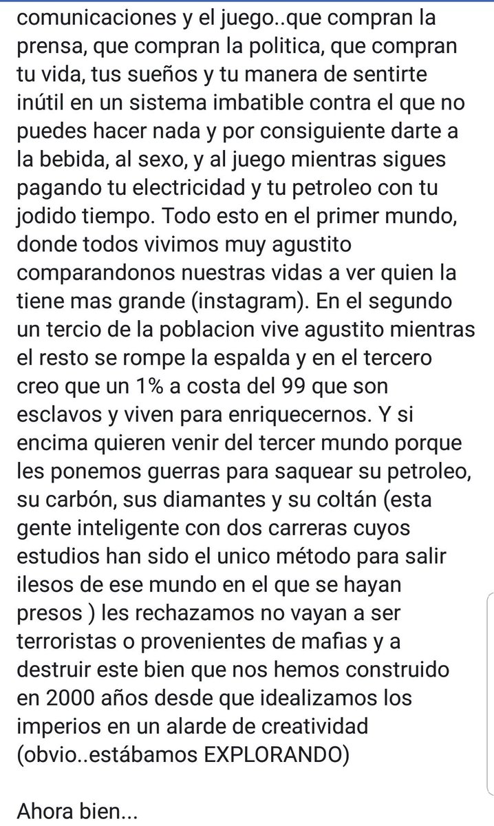 ElisaMouliaa's tweet photo. Voy a ser muy clara con lo que pienso: Vivimos en el siglo 21, el ser humano ya ha conquistado cada recoveco del planeta tierra y no sólo sabemos los recursos naturales que hay en cada rincón de él sino además el 
número de personas que viven en cada lugar. 
Contamos con.. 👉 https://t.co/F1KQeBHmpJ