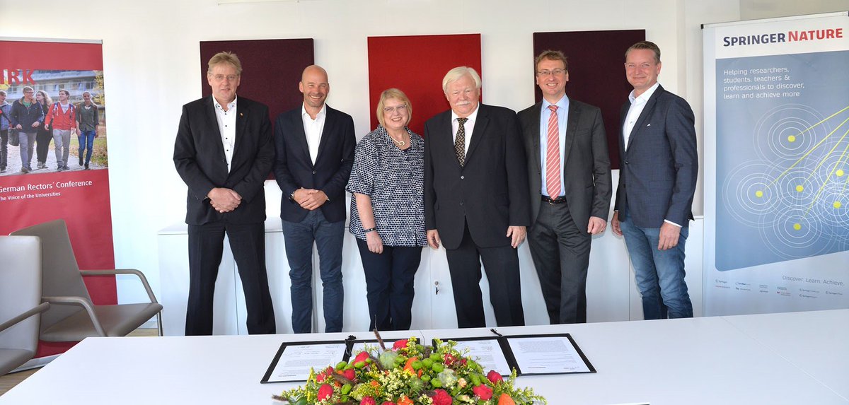 A huge step forward in transforming #OA: <a href="/deal_projekt/">Projekt DEAL</a>
 &amp; @springernature have signed a #MemorandumOfUnderstanding today in #Berlin that sets the scene for the world’s biggest #openaccess agreement to date <a href="/HRK_aktuell/">Hochschulrektorenkonferenz (HRK)</a> <a href="/maxplanckpress/">Max Planck Society</a> @mpdl #ProjectDealSpringerNature