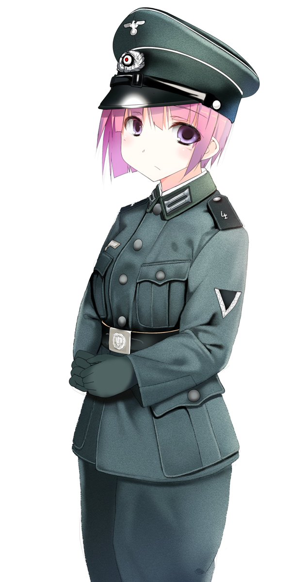 様塚麻汐 以前描いたm34野戦服 あんまドイツ軍のイラストで見かけることないよね T Co 8a3zgkmn Twitter