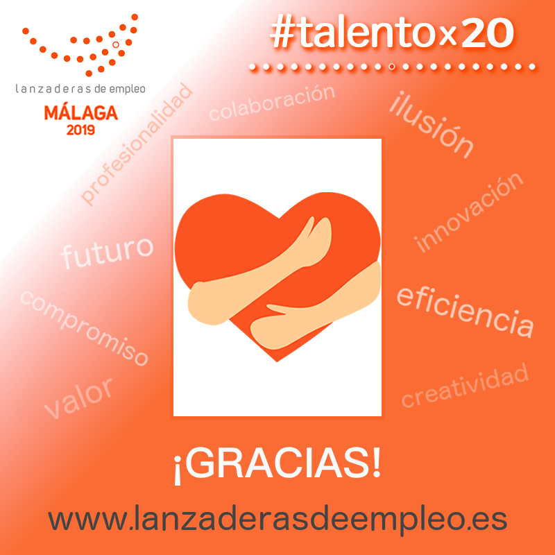 Nuestra #Campaña_de_presentación ha terminado. ¡GRACIAS a tod@s por la acogida y la difusión!🚀
El proyecto @Lanzaderas_EES sigue en marcha. Os animamos a seguirlo:
facebook.com/LanzaderasDeEm…
x.com/Lanzaderas_EES
lanzaderasdeempleo.es

#lanzaderamalaga2019 #empleo #talentox20