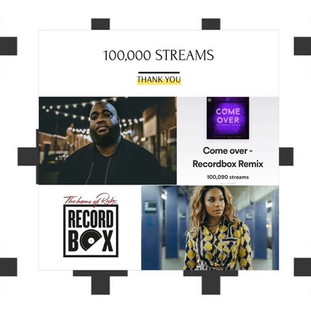 Guys!!!! I Woke up to my first 100,000 on <a href="/spotify/">Spotify</a> 😩😭😭 you guys are amazing!! Massive shoutout to the Queen <a href="/teedramoses/">Teedra Moses</a> and to <a href="/therecordboxuk/">The Record Box</a> who made this happen! #RnBDidntDie ift.tt/31XAH69