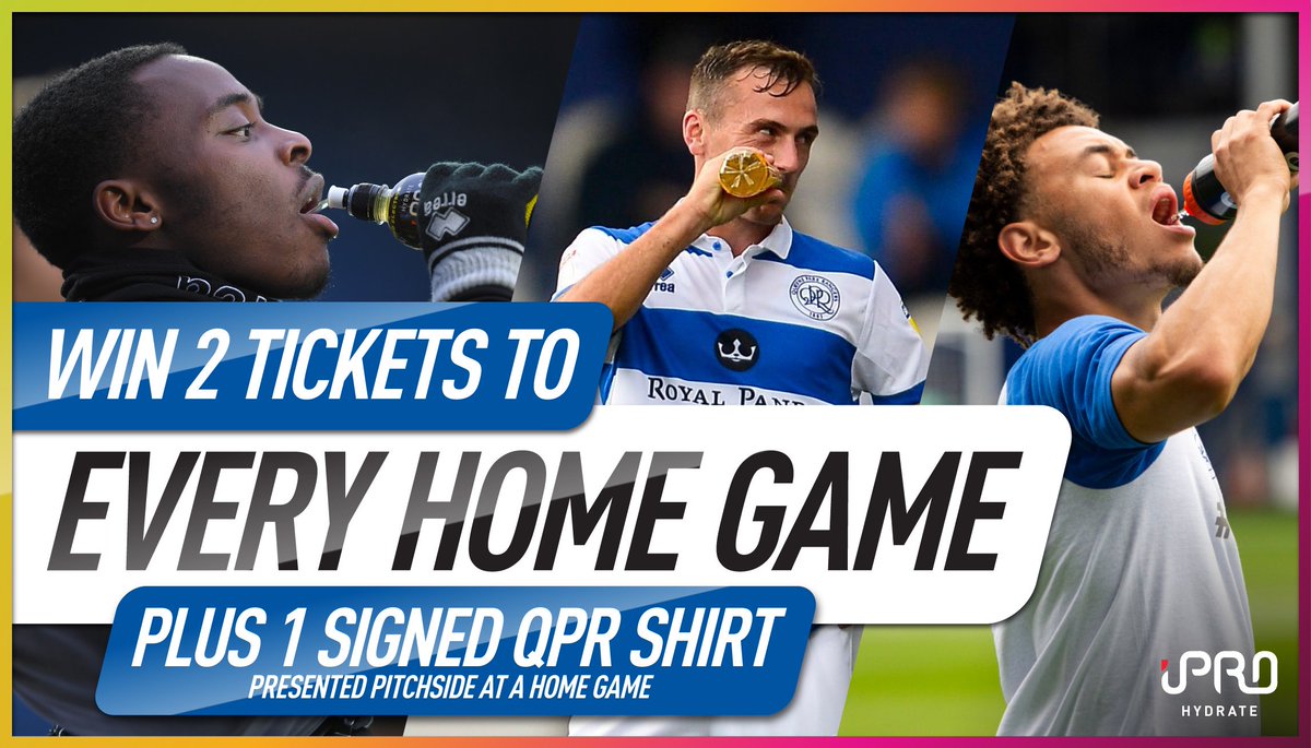 ⚽️ QPR FC COMPETITION ⚽️

For a chance to win these prizes:
🎟 2 x Tickets to ALL <a href="/QPR/">QPR FC</a> 2019-20 Home Games
✍🏽 1 x Signed QPR FC Shirt presented at a game!

1. LIKE &amp; RT this post 👍
2. FOLLOW US
3. Enter code 'QPRFAN' HERE 👉 bit.ly/2CLsYgi

Comp Ends: 4/9/19 @ 4pm.