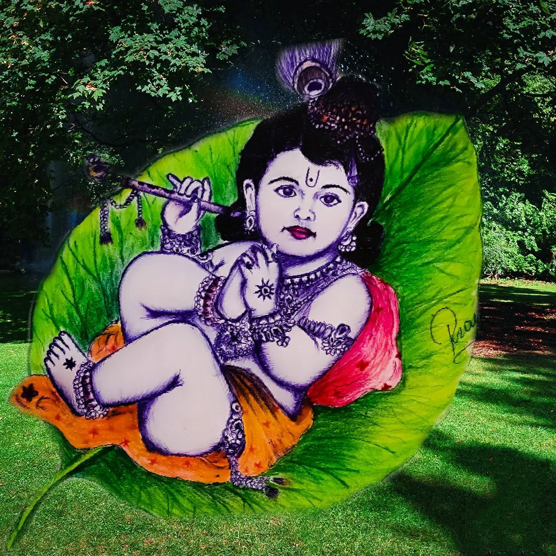 kpranav792's tweet photo. My art
#KrishnaJanmashtami https://t.co/uhltBOGtpP