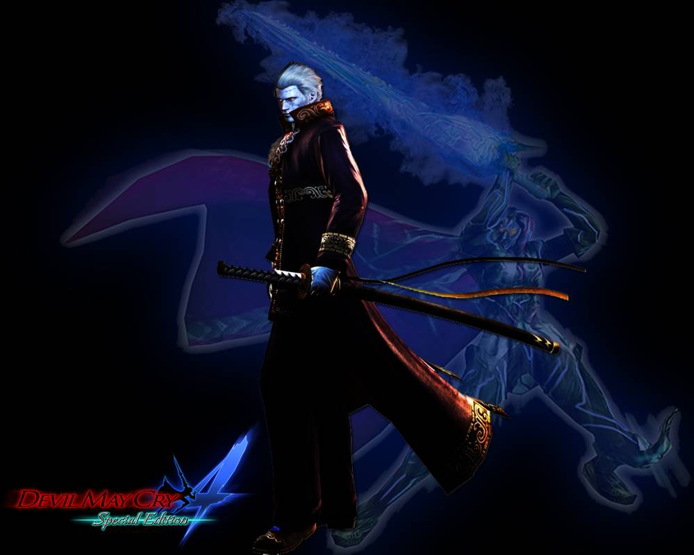 Devil May Cry 4 SE Corrupt Vergil Cosplay Costume