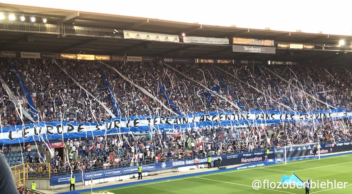 FloZobenbiehler's tweet image. 📈En 2011, le RC Strasbourg déposait le bilan et repartait de CFA2..

8 ans plus tard, le Racing a signé 4 montées↗️ (chaque fois 1er🥇) jusqu’en L1, remporté la Coupe de la Ligue🏆..

Et dispute ce soir un barrage d’Europa League face au demi-finaliste de l’an dernier❗️ #RCSASGE
