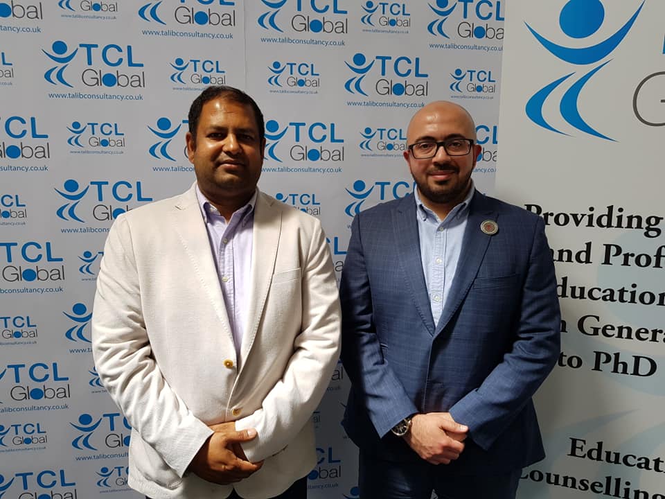 TCLGlobal's tweet photo. Amr Fahhad from @dmuleicester, visited @TCLGlobal office, Portsmouth. https://t.co/bm1mwk1yzK