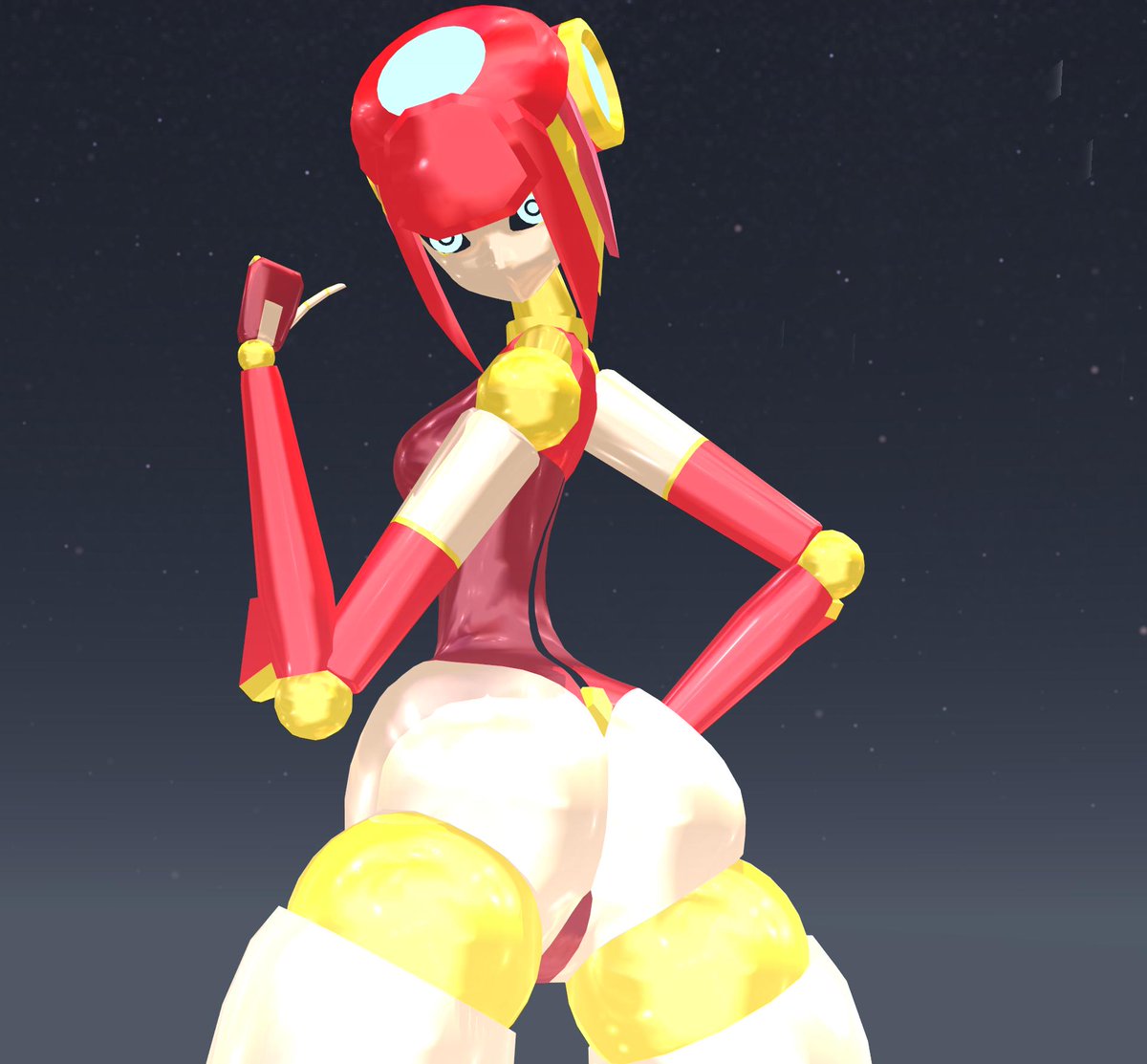This little cutie was mad with the help of Xenoblades Framdoll collection hope you guys like cute Robo booty
#3dmodeling #3drender #3D #MMD #SEXY #robotgirl