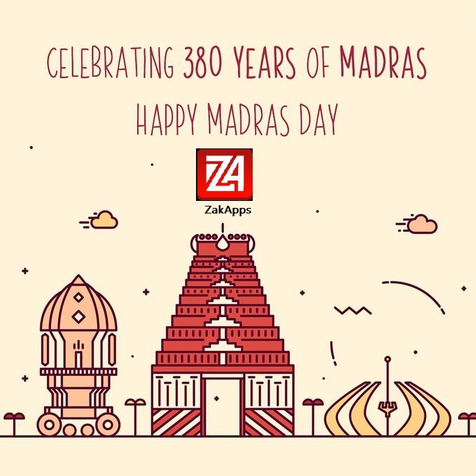 ZakApps_Ind's tweet photo. Madras, the word is rustiC,
A city of architectural wealtH
Dance and Music, part of its heritagE
Ravishing beaches and a culinary haveN
Among the safest cities for womeN
Something for everyone, from IT to cinemA
A home to you and I
#Madras380 #madrasday2019 #ZakApps #innovation https://t.co/9fwtGht8It