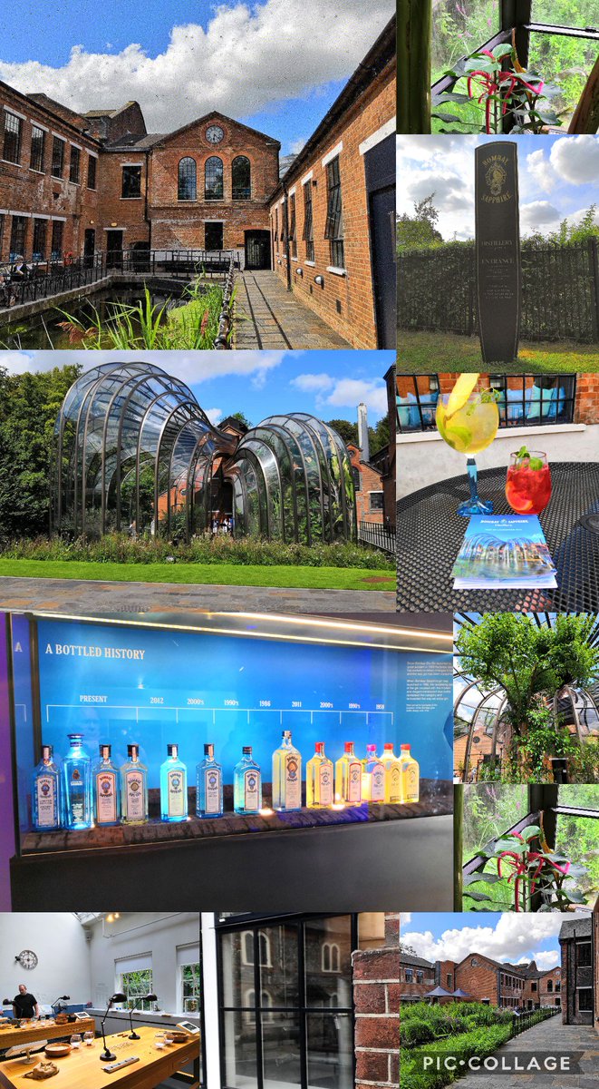 Loved my birthday present trip to Bombay Sapphire Distillery! Fabulous old buildings, great tour around the stills... thanks to our host Jenny.... lots of botanicals to smell and touch and then the resulting free cocktail at the end!! What's not to like!!
#bombaydistillery