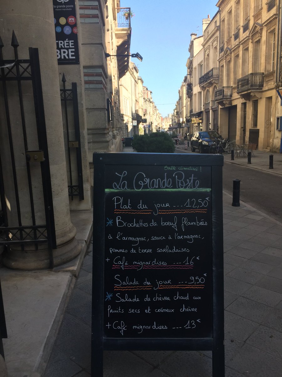 PosteGrande's tweet image. Découvrez nos plats et salades du jour préparés par notre chef !