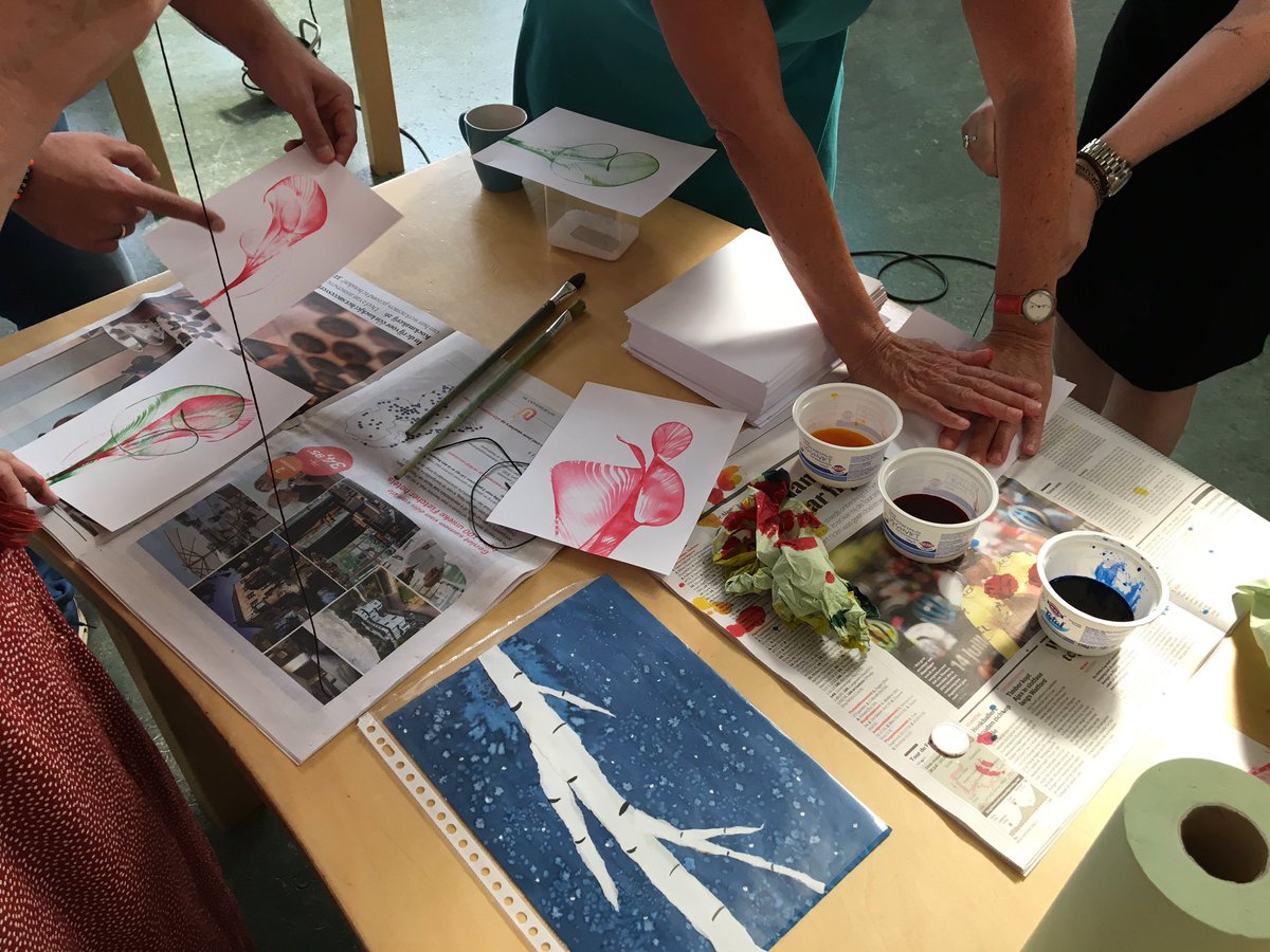 Hoera, we gaan weer bijna van start met de kinderen! Nu alvast voorbereiden, onder andere door te oefenen met creatieve technieken.