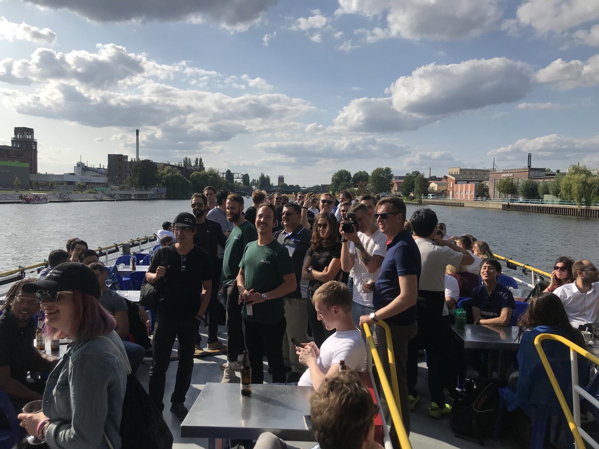 wavesprotocol's tweet photo. A long and eventful day for the #Waves team at @BerBlockWeek! Happy to have such a great community around! #BerlinBlockchainWeek $WAVES https://t.co/hZdmdfXlOw