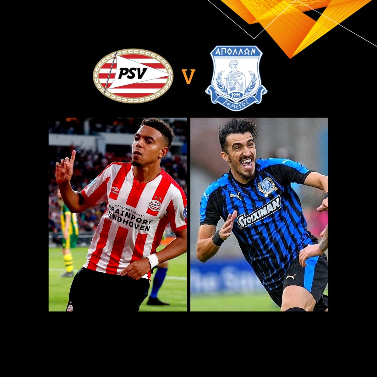 APOLLONOFFICIAL's tweet photo. Our team tonight will compete in ⚫🔵 #Kits and @psv in 🔴⚫.
#ApollonFC #PSVAPOL #UEL https://t.co/cBCxsnrP4C