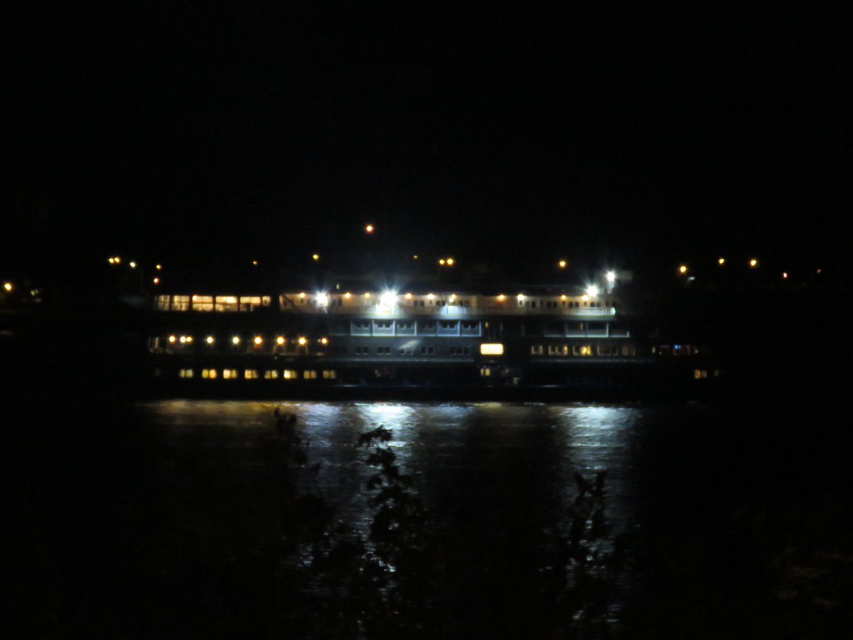 PrescottAnchor's tweet image. 22 August 2019 Up #StLawrenceSeaway at Prescott, ON. 05h07 Victory II, passenger cruise flagged Bahamas for Brockville, ON. #VictoryII #Seaway60