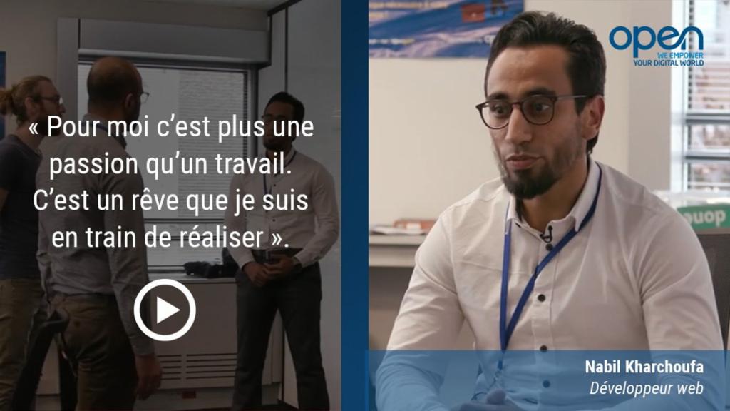 Open_ESN's tweet photo. [#BestOfOpen] Invité par @KadyAdoum dans l’émission Le Magazine de l’Emploi @PublicSenat, Nabil Kharchoufa, Développeur web chez Open, vous raconte son métier. Replay est ici à partir de 15’30 : https://t.co/FSoIzQXoZe  #magemploi #passion #engagement #temoignage https://t.co/GrpwauBneV