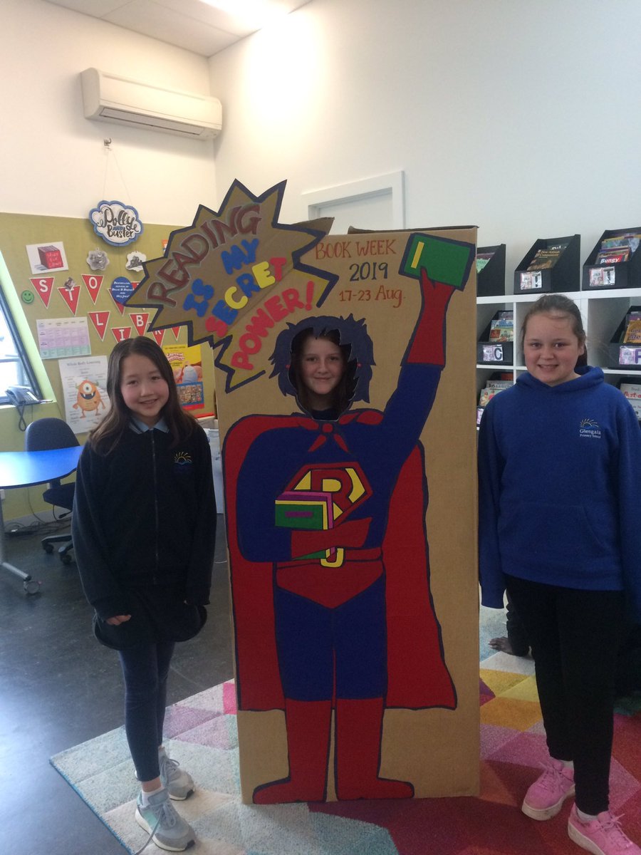 GlengalaPS's tweet photo. Everyoneโs loving our Reading is Our Secret Power photo booth in the LLC ๐๐ฆน๐ผโโ๏ธ๐๐ฆน๐พโโ๏ธ๐ #bookweek #readingismysecretpower #GlengalaPROUD https://t.co/7avl3tEKyf