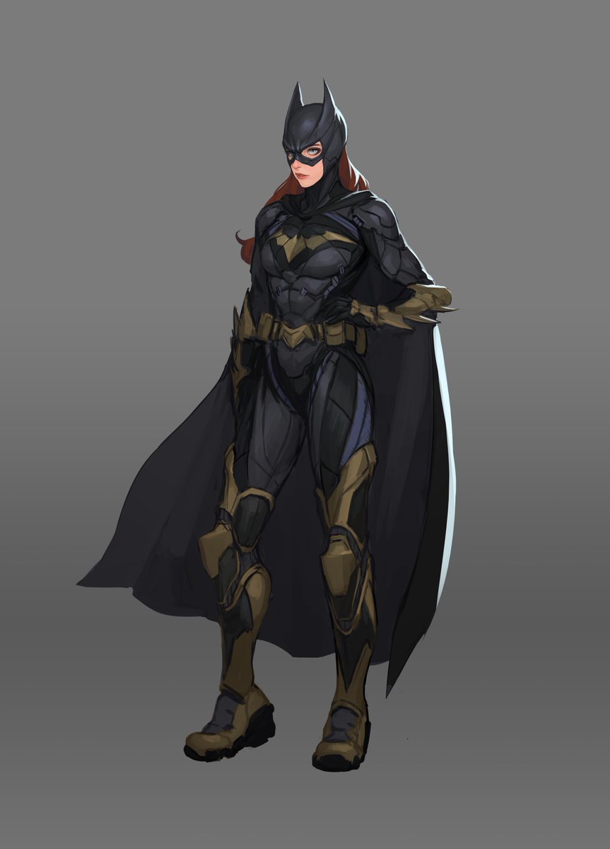 「Batgirl

髪あり、髪なしとラフ 」|sonechのイラスト
