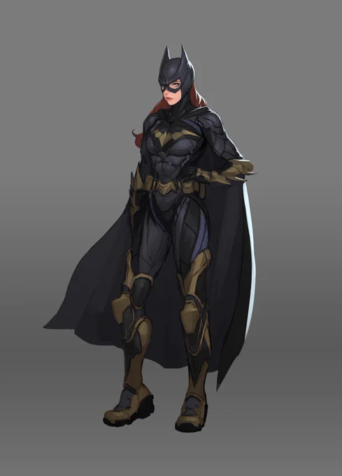 Batgirl

髪あり、髪なしとラフ 