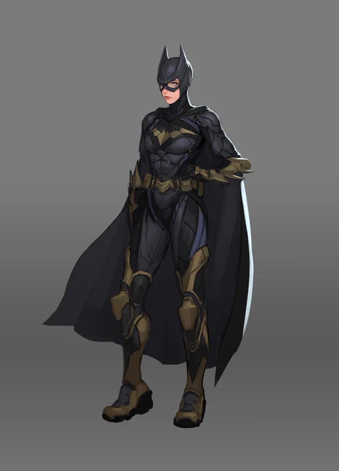 Batgirl

髪あり、髪なしとラフ 