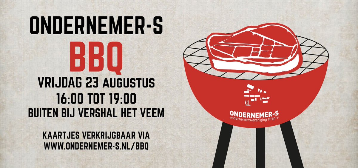 Samen met andere ondernemers op <a href="/StrijpS/">Strijp-S</a> genieten van het heerlijke weer, gezellige mensen en heerlijk eten. Ook dit keer gaan we genieten buiten bij Vershal het Veem. Je bent welkom (ook je collega's) vanaf 16:00 op vrijdag 23 augustus. Aanmelden kan via: ondernemer-s.nl/bbq