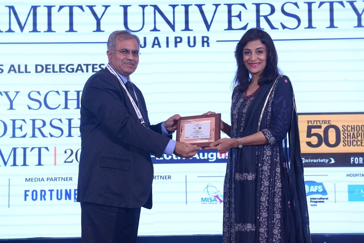 Future50Schools's tweet photo. Ms. @AnjumBabuKhan delivered an insightful session at the Recognition evening of Future 50 Leaders Shaping Success on 19th August 2019. 
Topic: Cultivating Multiple Intelligence's across the spectrum of human potential in the 21st Century.
#Future50LeadersShapingSuccess #ASLS2019 https://t.co/ezFN75v2OU