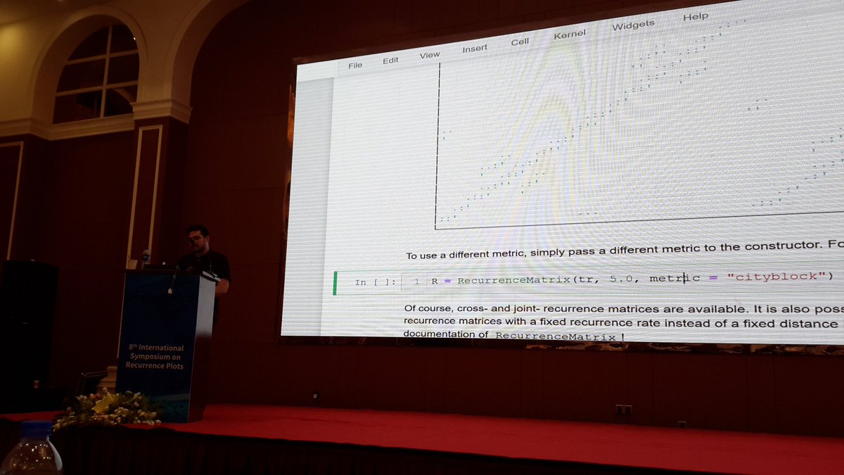 recurrenceplot's tweet image. Amazing tutorial on how to use #julialang for #recurrenceplot analysis by George Datseris.